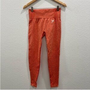 Gymshark Orange Seamless High-Waist Leggings